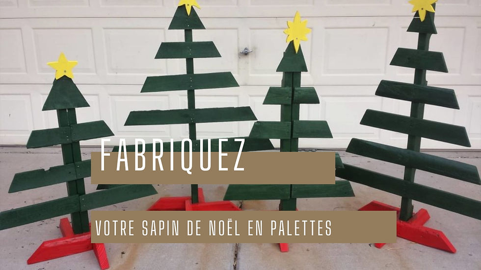sapin en palette