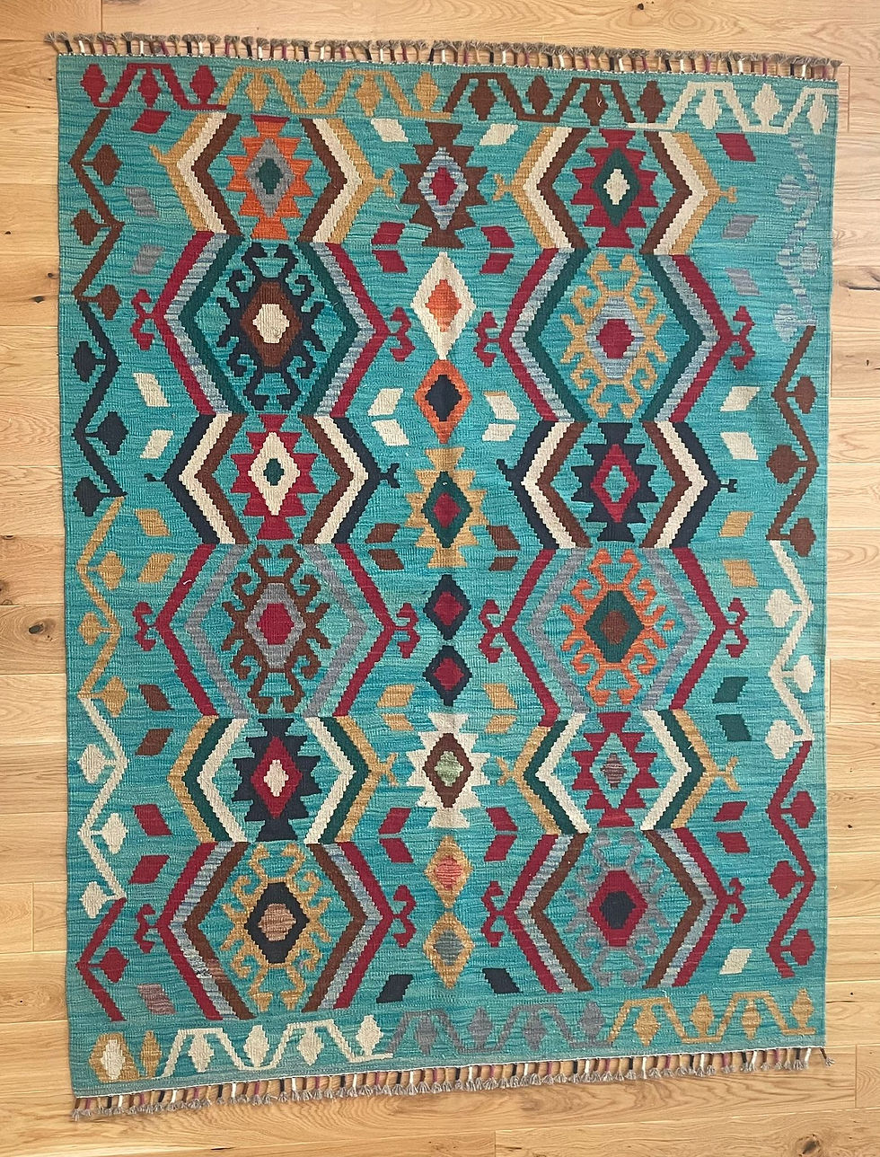 Wool kelim rug