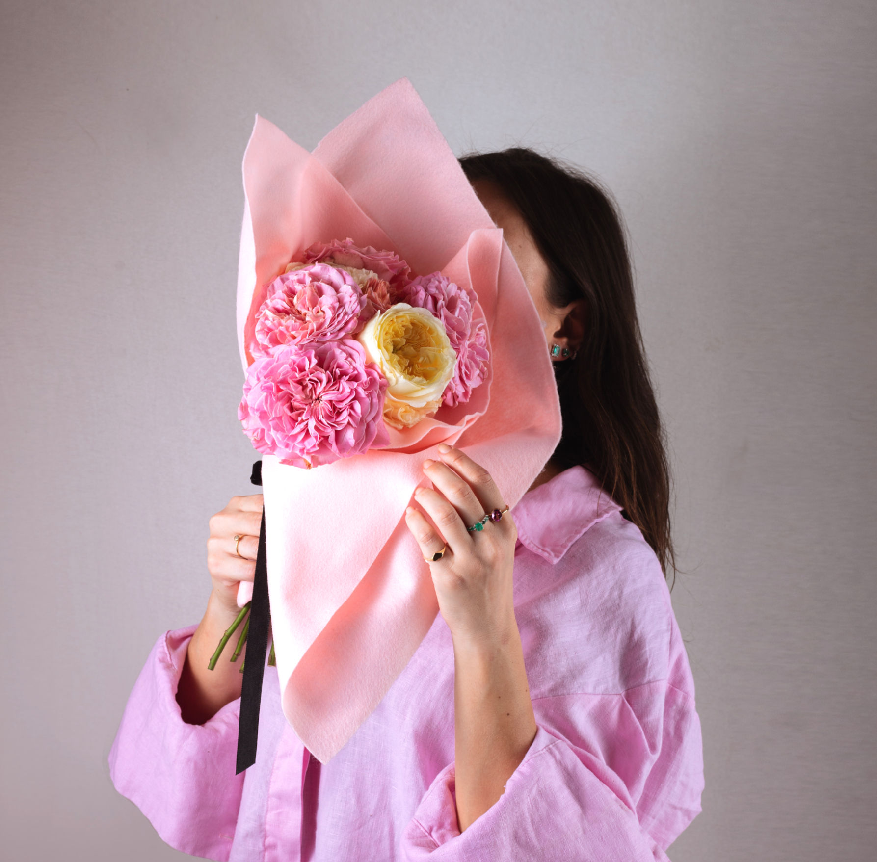 Buquê Clássico - Rosas Inglesas