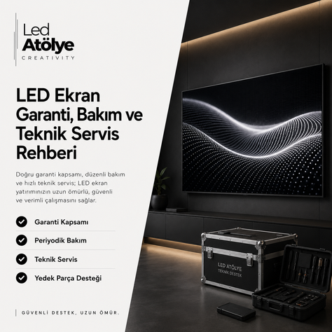 LED Ekran Garanti, Bakım ve Teknik Servis Rehberi