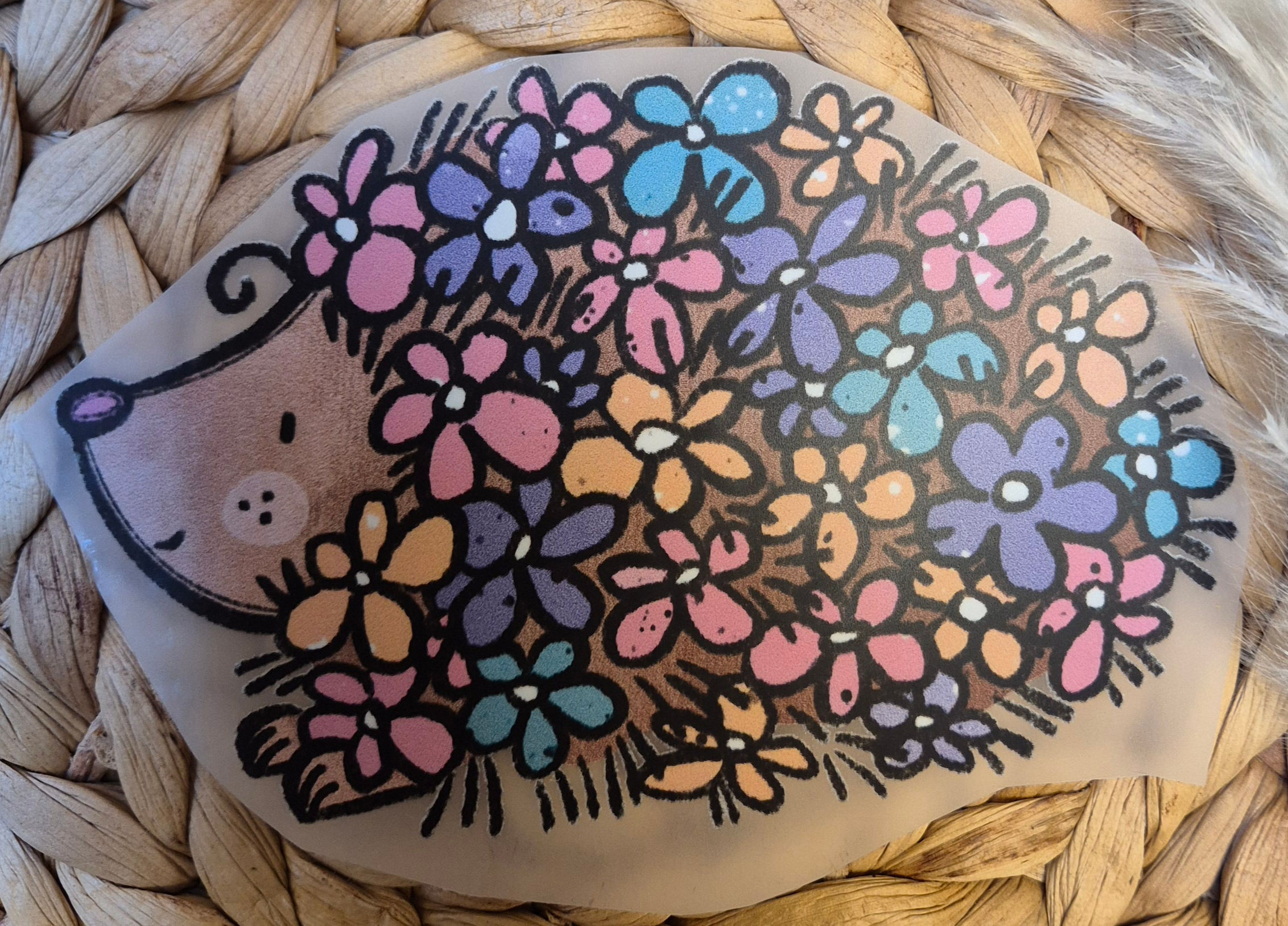 Bügelbild Frühlingserwachen Igel