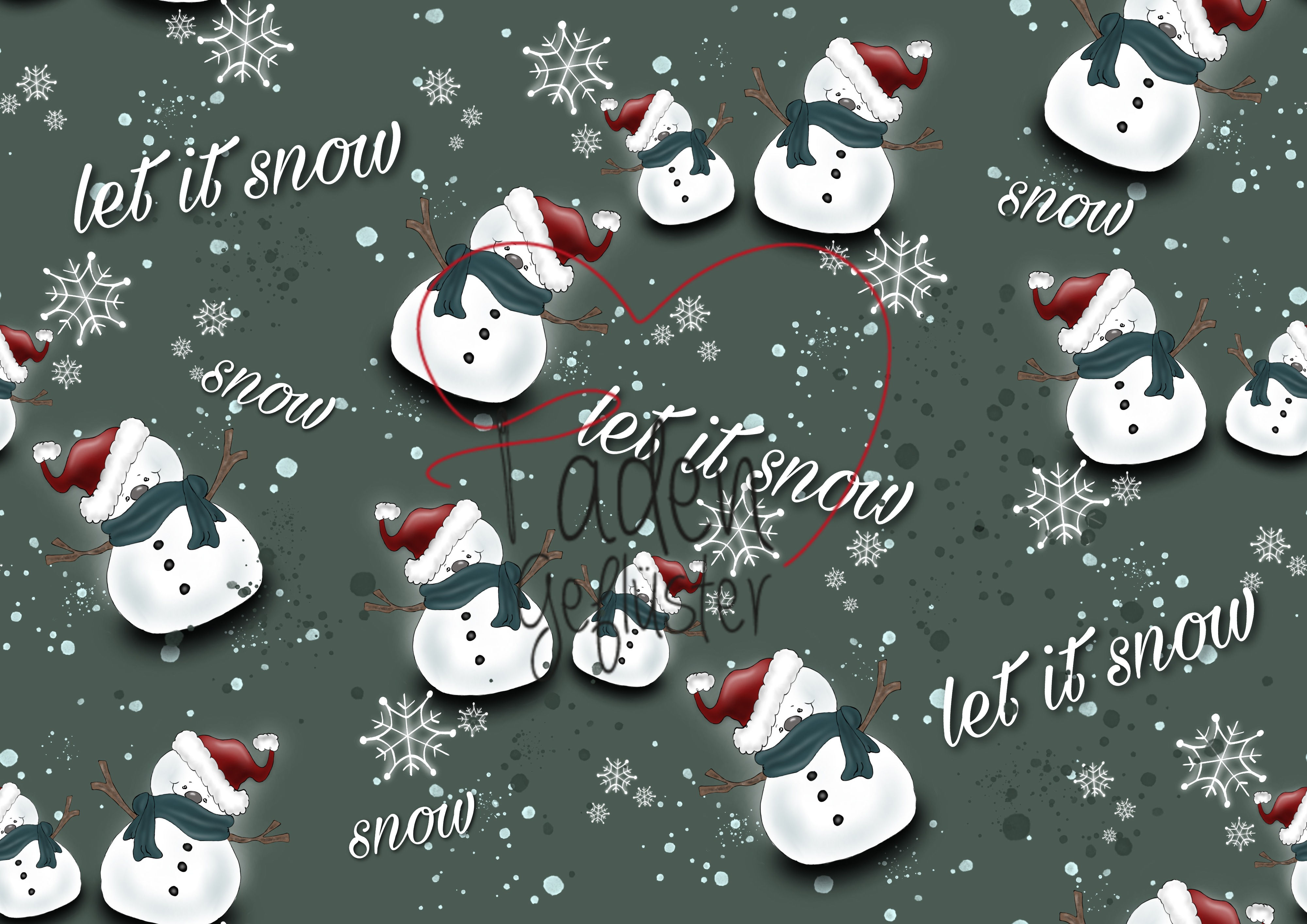 Let it snow khaki