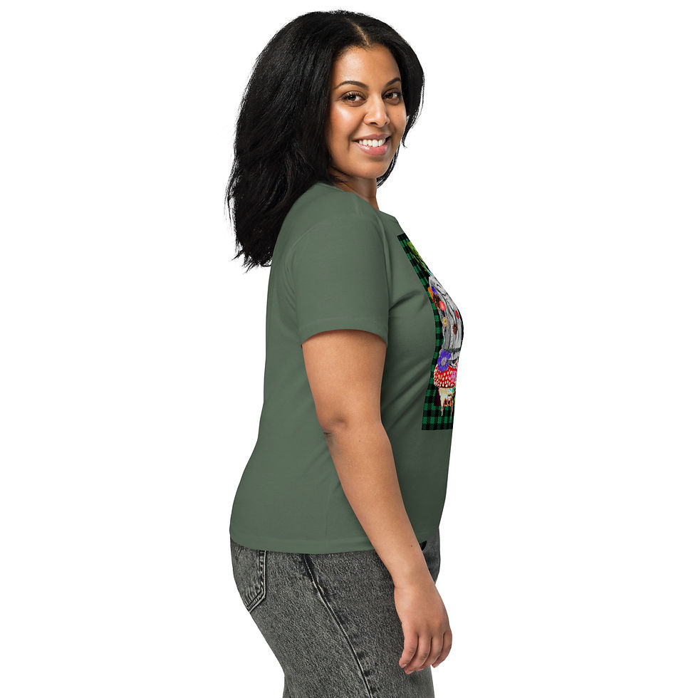 Thumbnail: this is my happy place- Women’s high-waisted t-shirt