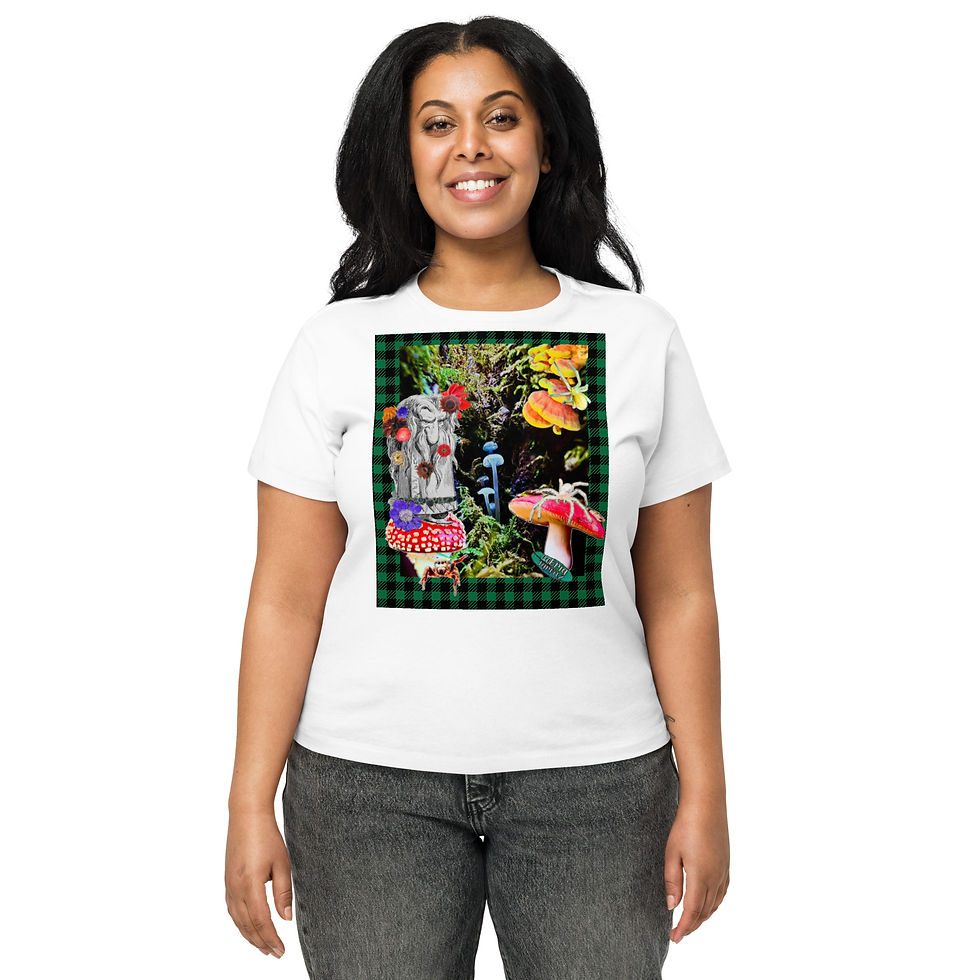Thumbnail: this is my happy place- Women’s high-waisted t-shirt