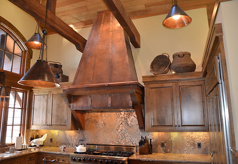 Copper Wall Mount Kitchen Hood