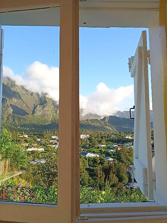 Gästezimmer Coeur du Paradis Cilaos Ausblick