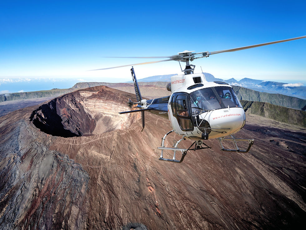 Vol en hélicoptère Île de la Réunion