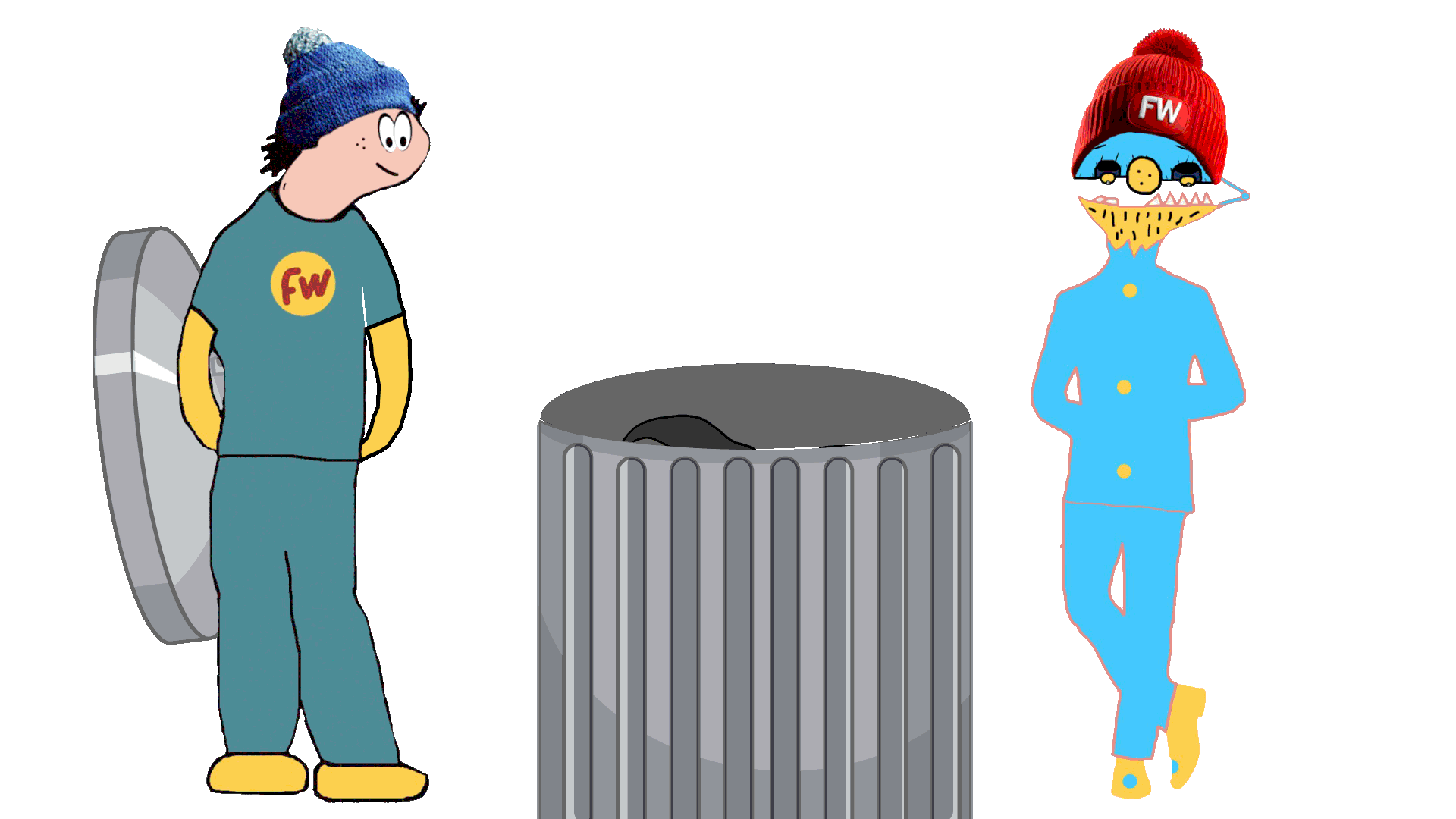 Fukwoke Trashcan Gif