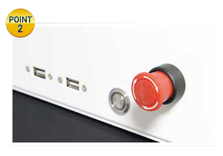 MATRIX 340 LCD非常停止ボタン