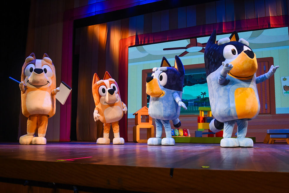 Bluey Ao Vivo chega a Curitiba em maio no Teatro Positivo