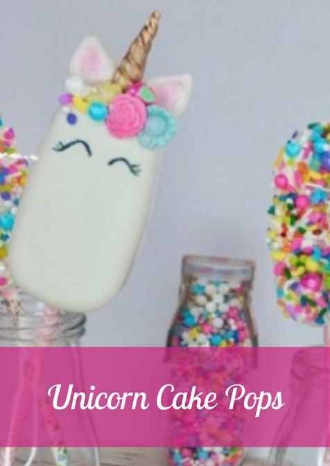 Unicorn Cake Pop Treats