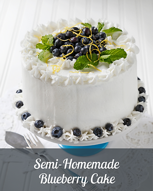 Semi-homemade Blueberry Cake GalleryImag