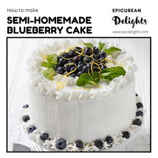Semi-Homemade Blueberry Cake