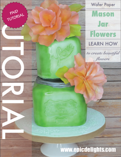 Shabby Chic Mason Jar Flowers