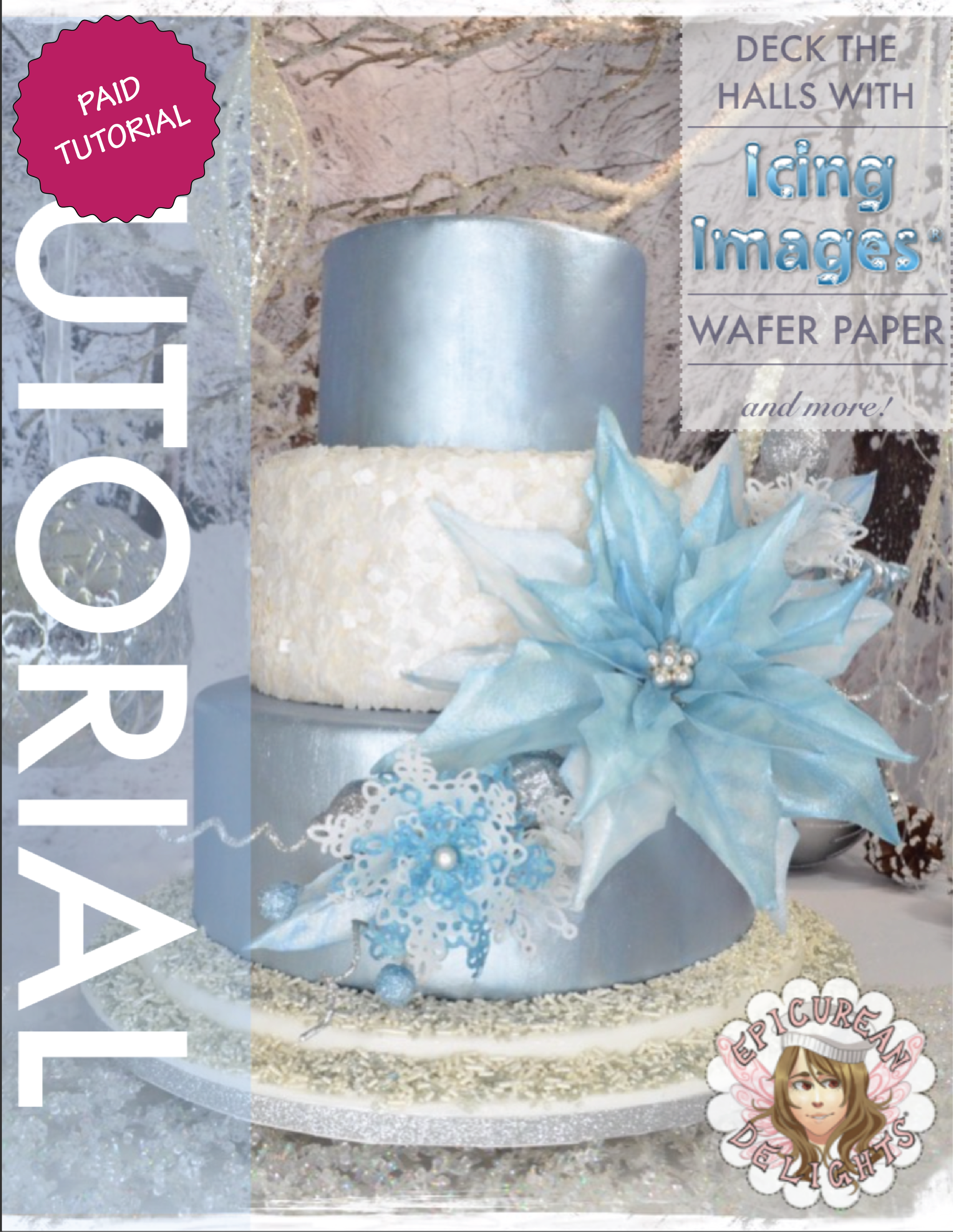 Winter Wonderland Wafer Cake