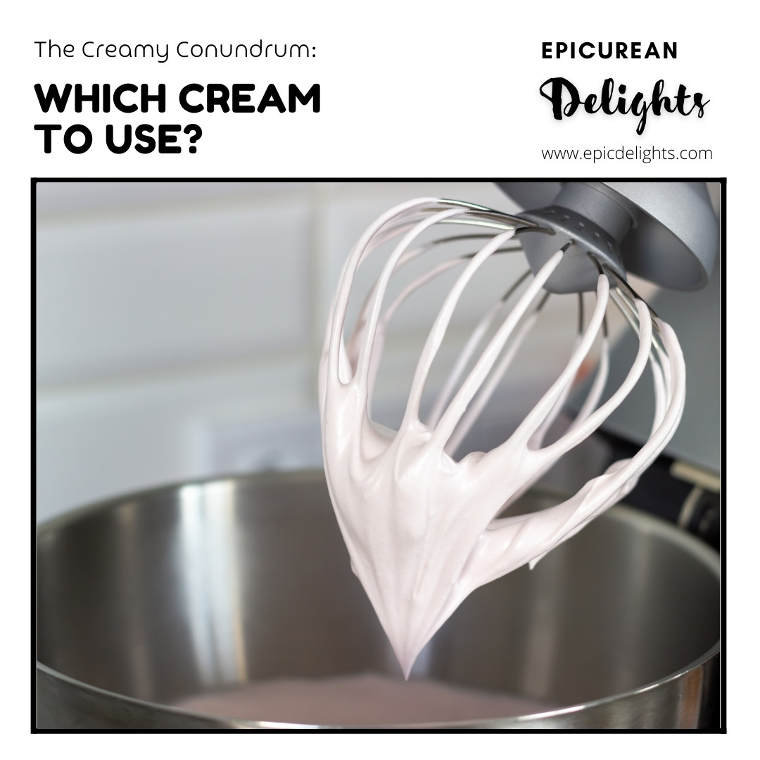 The Creamy Conundrum Whipping Cream, Heavy Cream, and HalfandHalf Explained