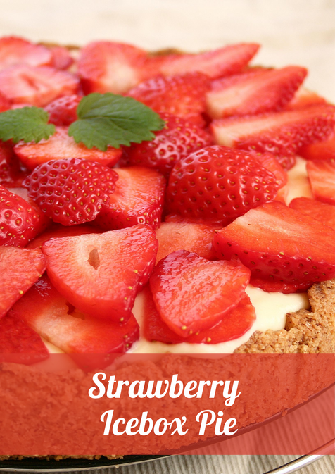 Strawberry Icebox Pie Recipe