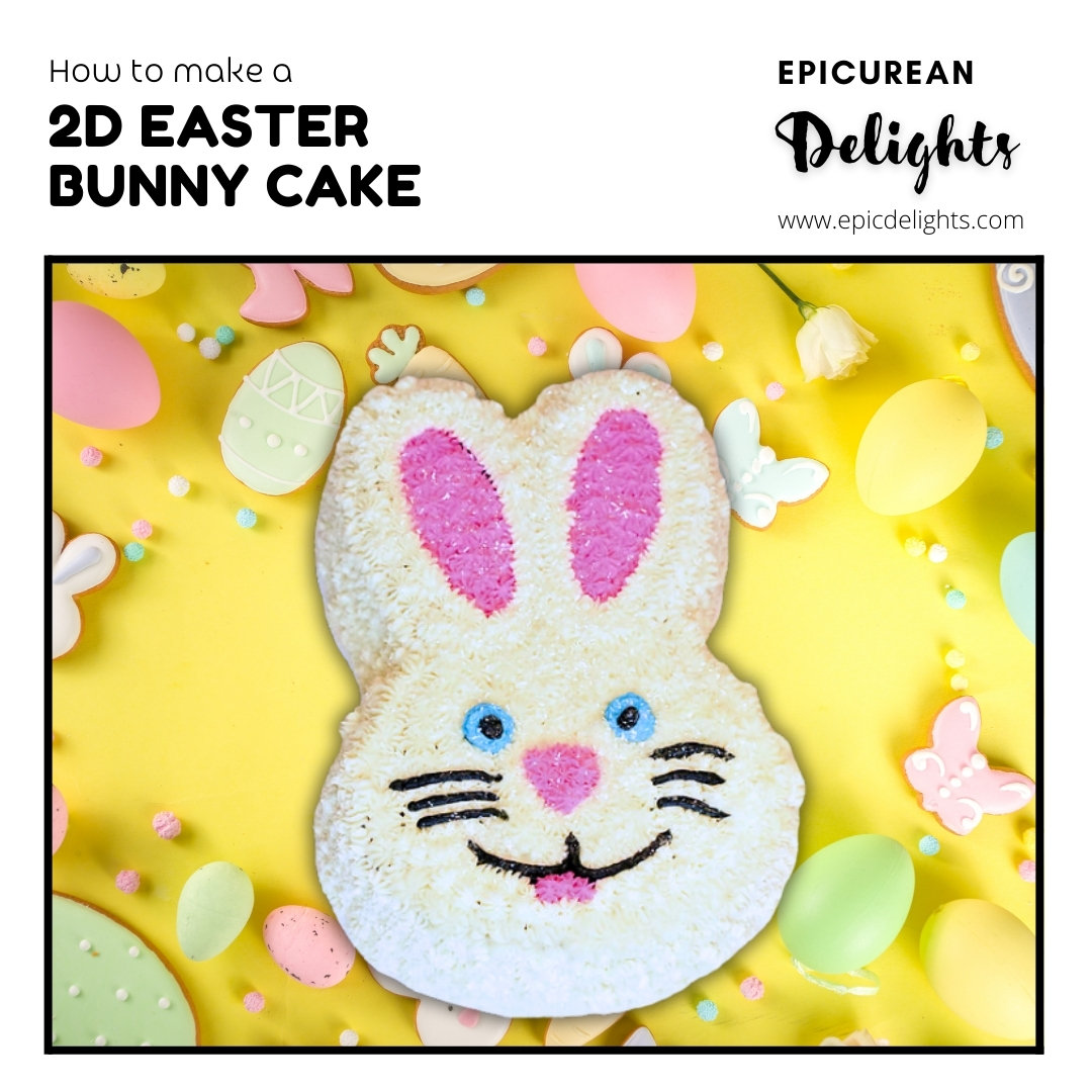 2D Easter Bunny Cake