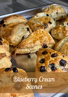 Blueberry Cream Scones