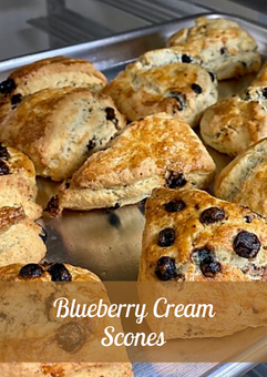 Blueberry Cream Scones