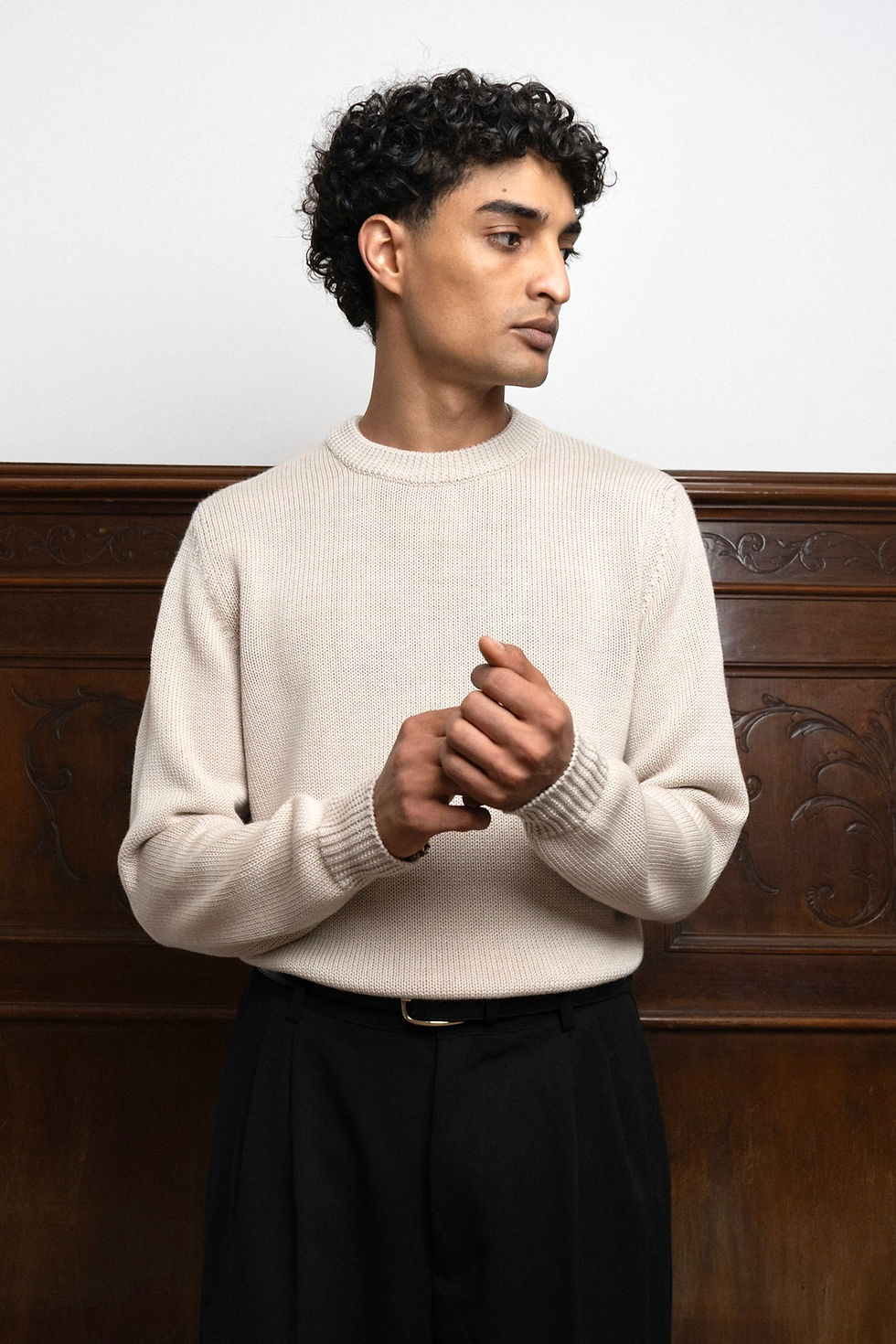 Tutto ciò che desideri da un maglione per tutti i giorni (Light Beige)