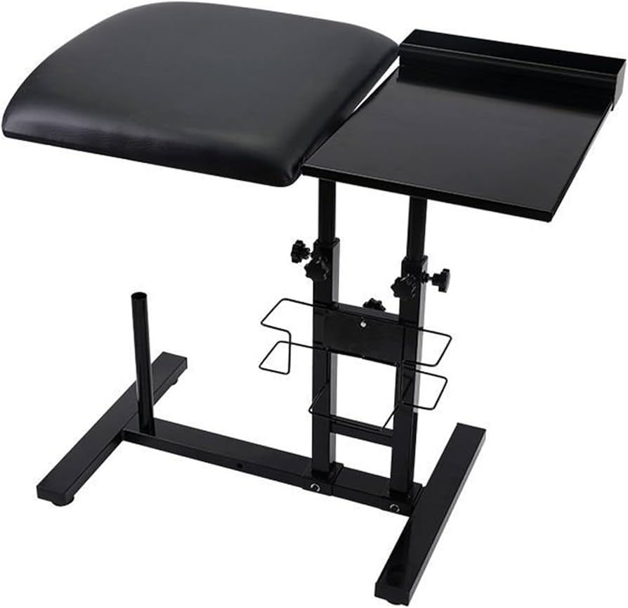 Tattoo Arm Rest Stand with Tattoo Supplies Storage Board