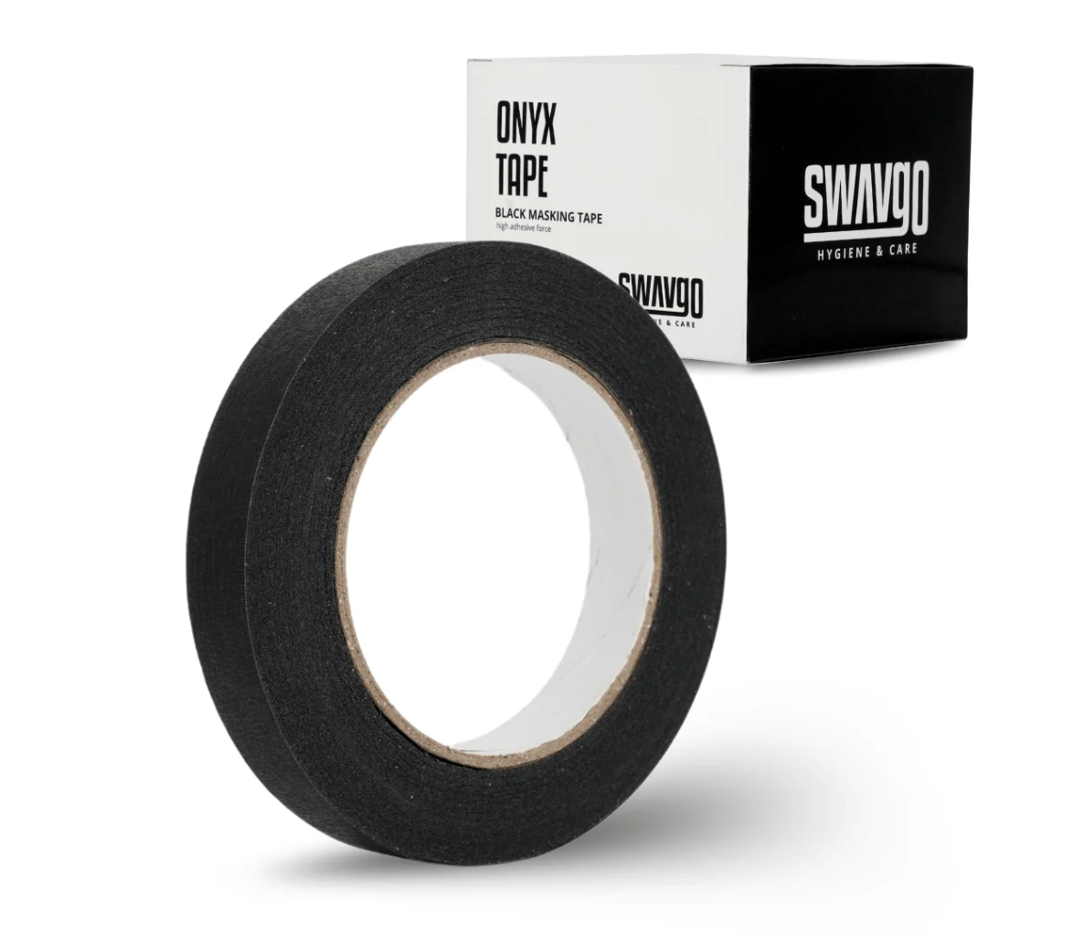 SWAVGO - Onyx MaskingTape - 19 mm x 50 m - Black / 5 Pcs/Box