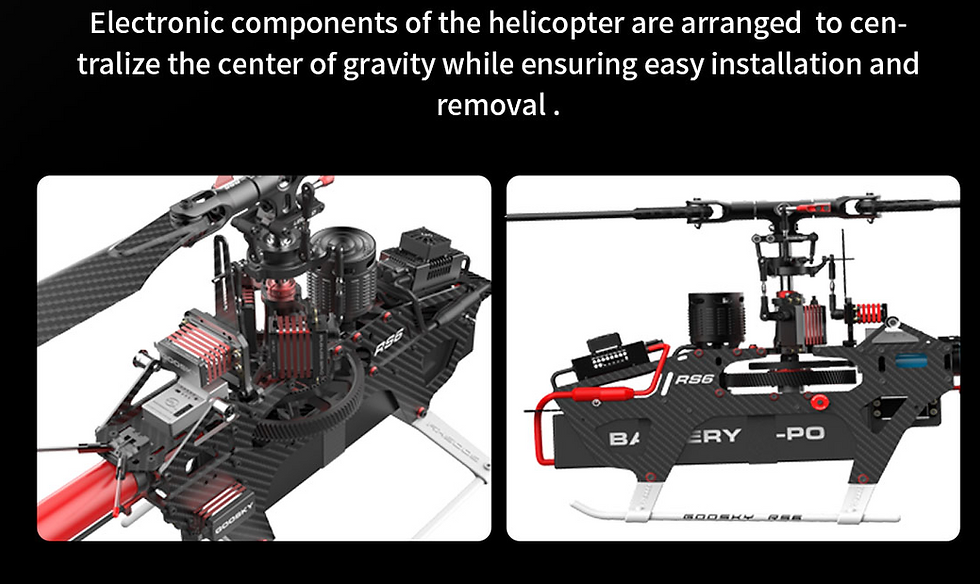 Miniatyrbild: GOOSKY Legend RS6 Blue kit Combo