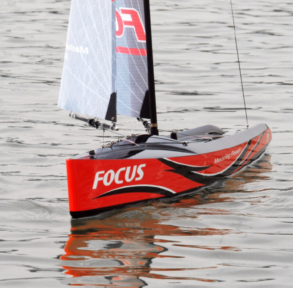 Miniatyrbild: Focus V2 Sailboat 1-meter RTR