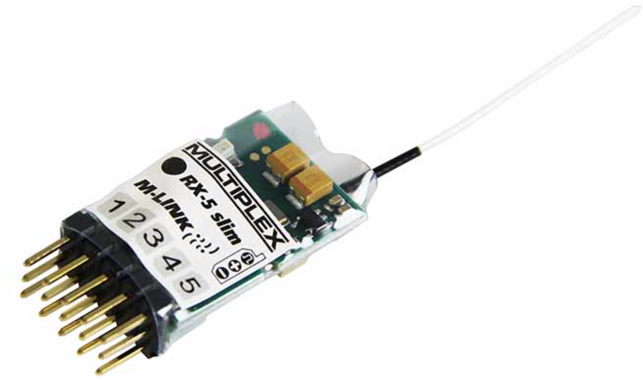 Multiplex RX-5 slim M-Link 2,4 GHz vastaanotin