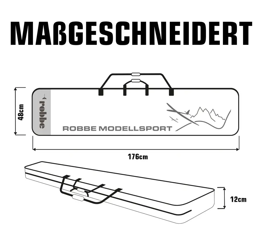 Thumbnail: Robbe Modellsport Model Bag ”F5J” liidokki 4,5m asti