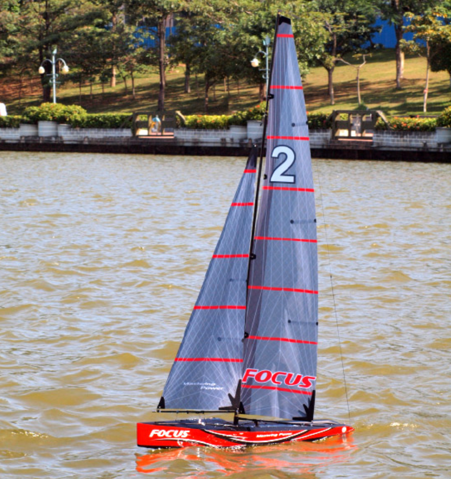 Miniatyrbild: Focus V2 Sailboat 1-meter RTR
