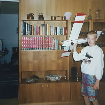 Det första RC-planet jag byggde