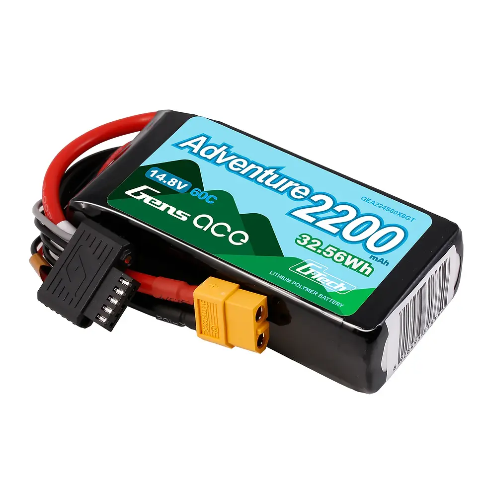 Pikkukuva: Gens ace G-Tech 2200mAh 4S1P 14.8V 60C Adventure RC car Lipo Battery