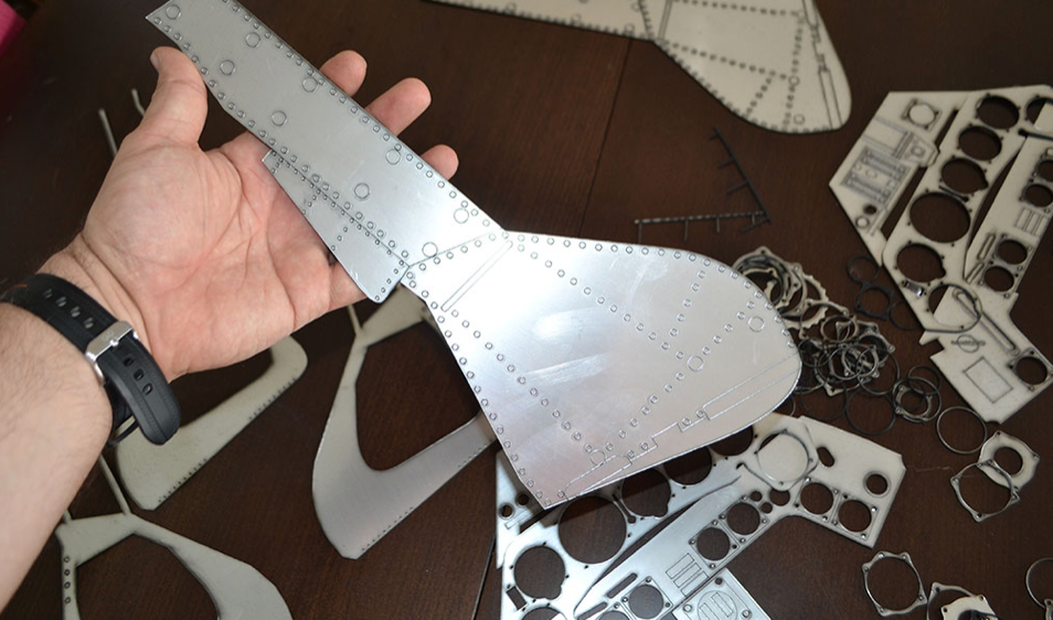 Miniatyrbild: Focke-Wulf 190 A8 1:3 Wooden kit