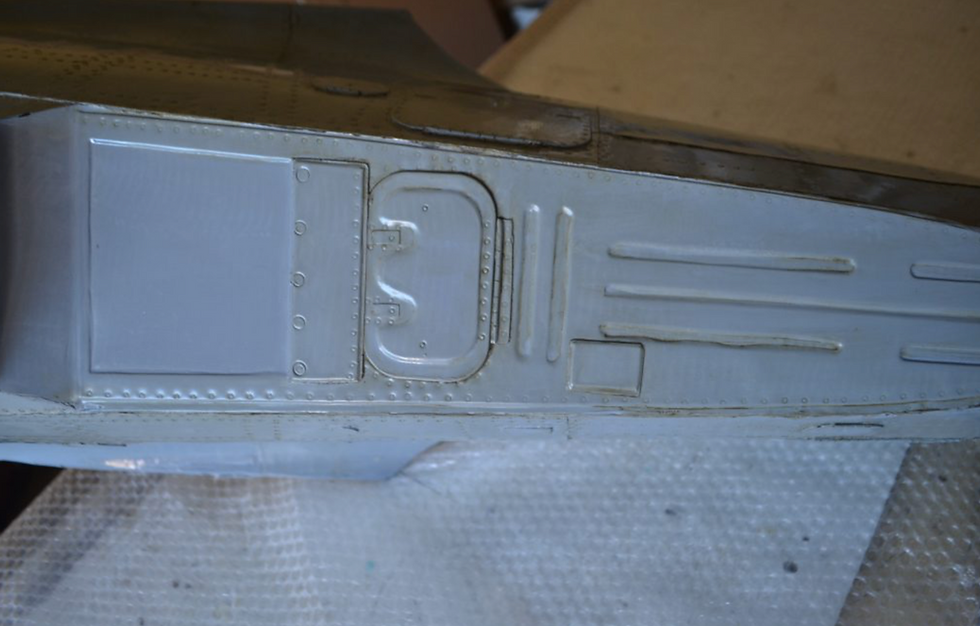 Thumbnail: Focke-Wulf 190 A8 1/4 Scale model Composite Fuselage