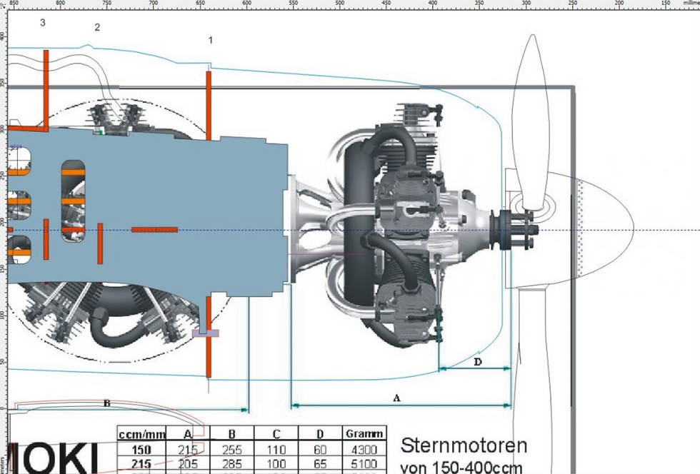 Thumbnail: Focke-Wulf 190 A8 1/4 Scale model Composite Fuselage