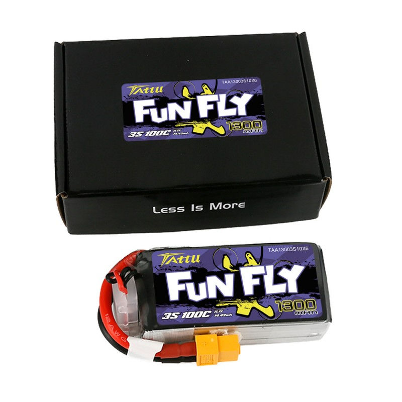 Miniatyrbild: Tattu FunFly 3S 11.1V 1300mAh 100C XT60