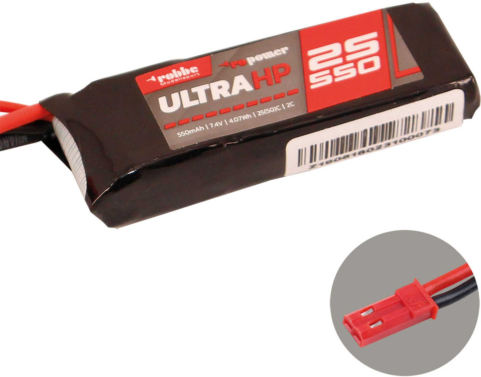 RO-POWER ULTRA HP 550MAH 7,4 VOLT 2S 25(50)C LIPO AKKU