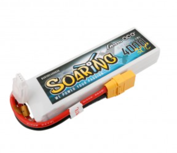 Miniatyrbild: Gens Ace Soaring 3S 4000mAh 30C XT90