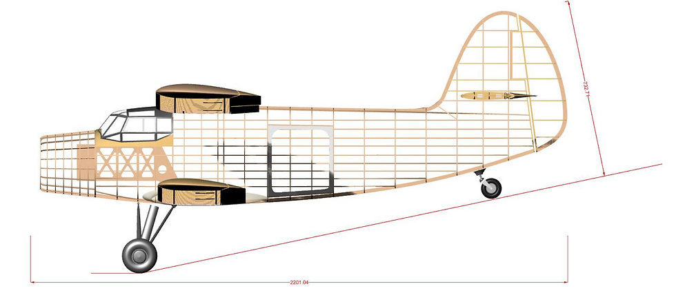 Miniatyrbild: Antonov AN2 "Colt" 3160mm byggsats
