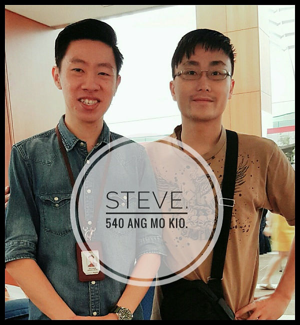 Louis Tey with clients after successful property transaction