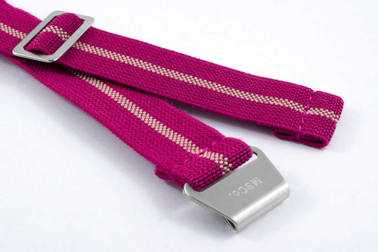 Premium Elastic - Burgundy & Beige