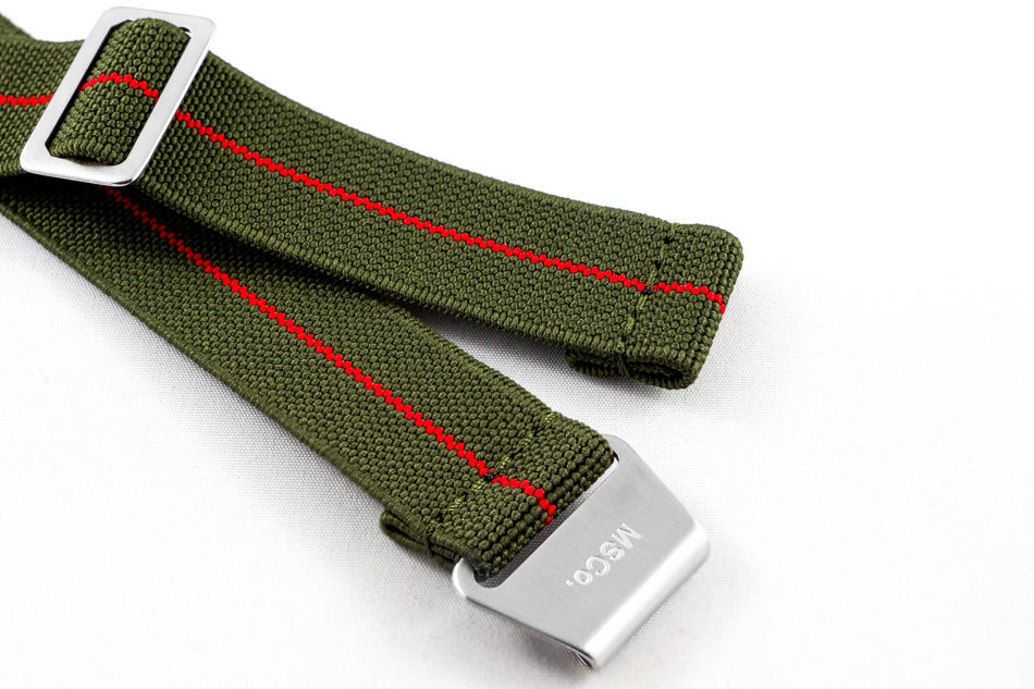 Premium Elastic Green & Red moosestrapco