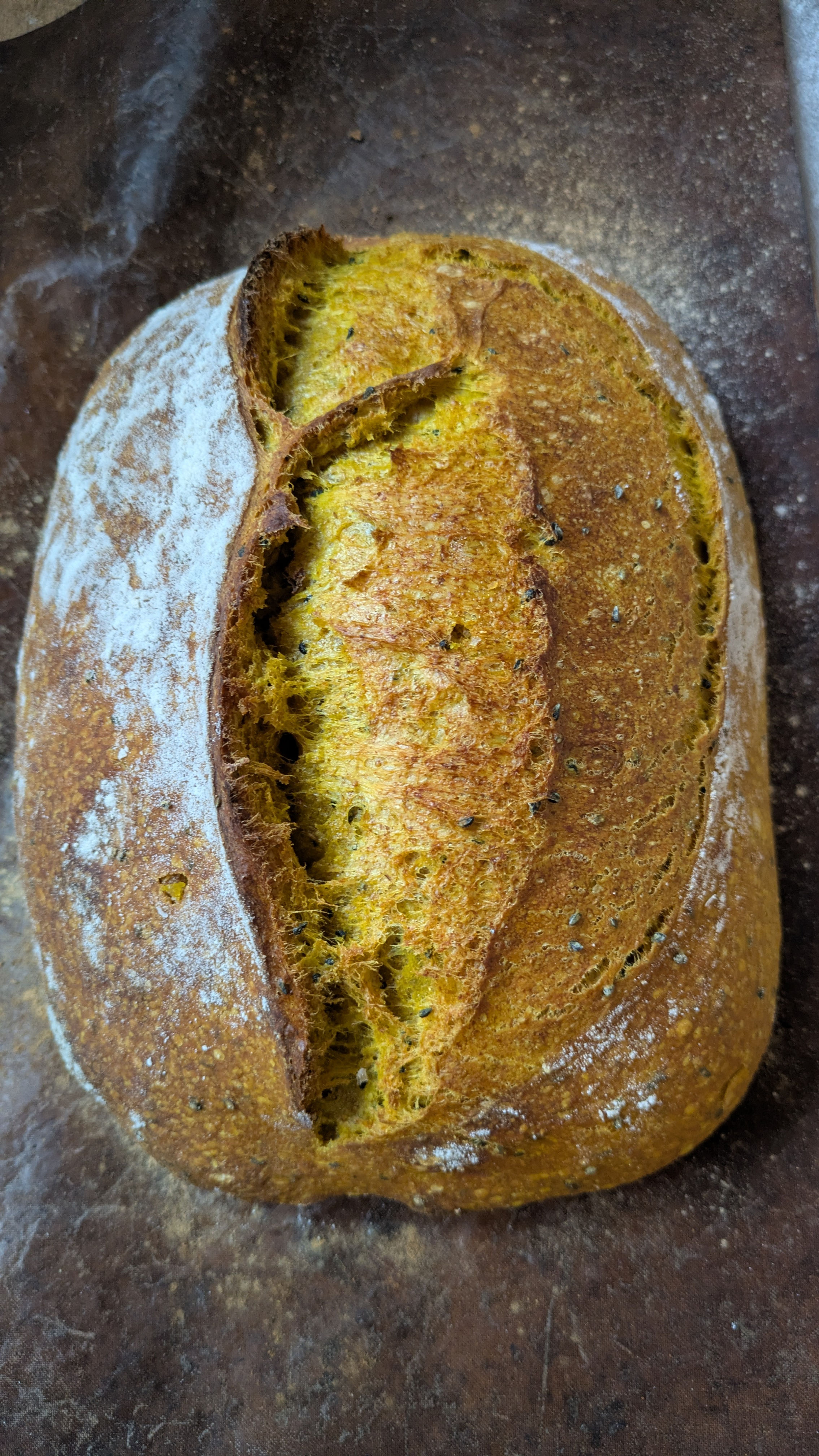 Turmeric & Nigella Sourdough