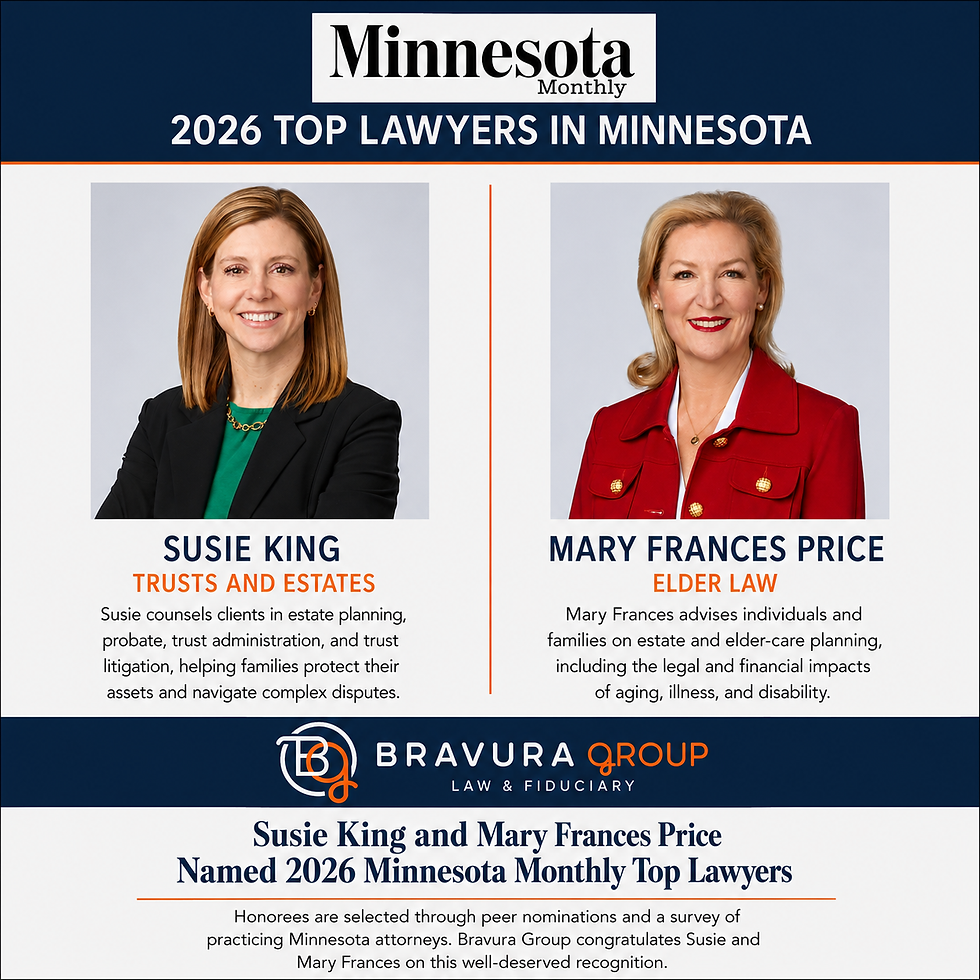Bravura Group Celebrates 2026 Minnesota Monthly Top Lawyer Honors