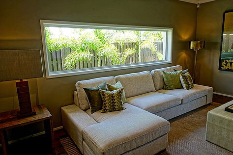 chaise, lounge, rug, texture, fabric, table, lamp, cushions
