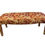 Thumbnail: Floral Upholstered Bench Settee