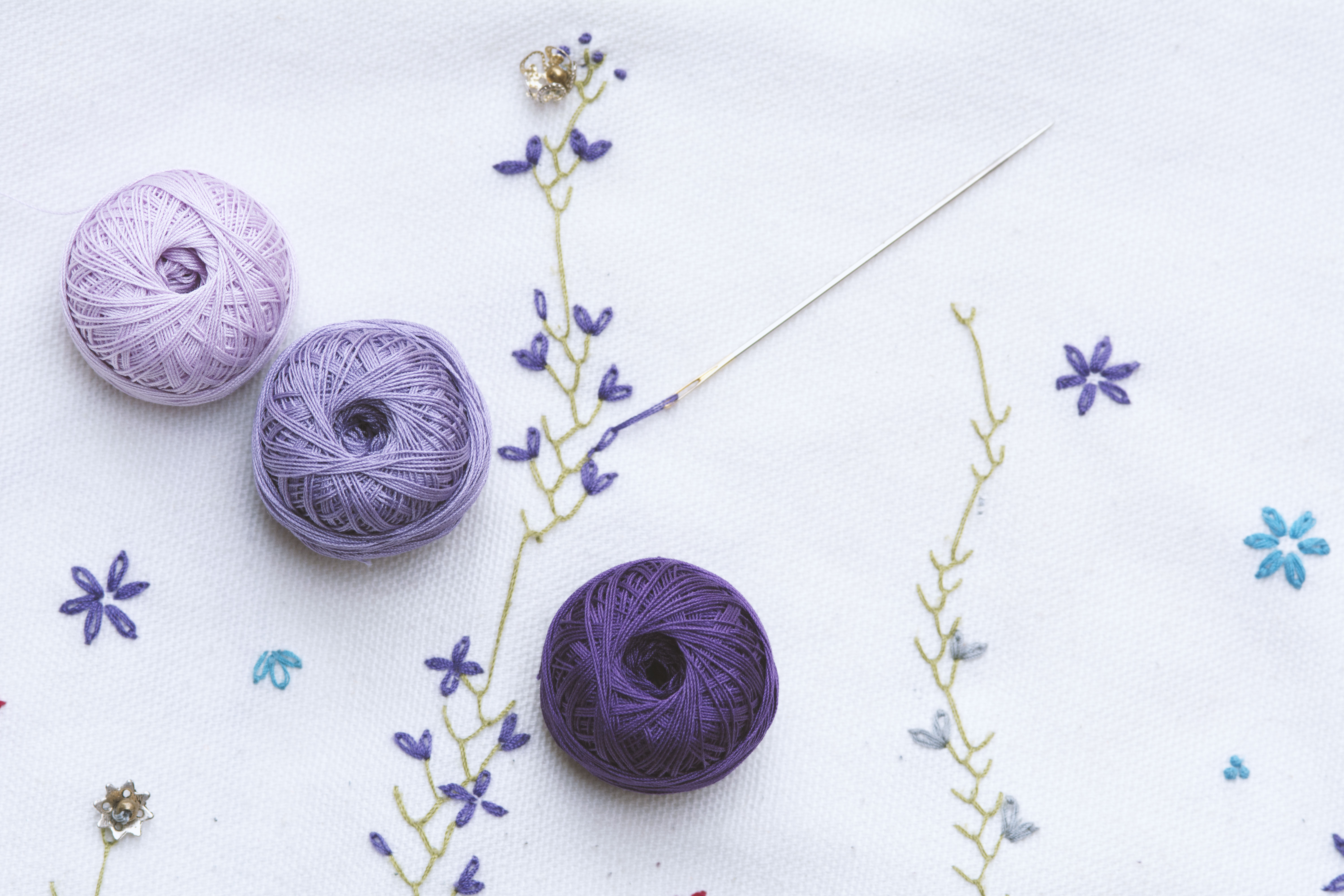 Collection de fil Violet