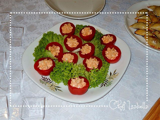 Jitomates rellenos